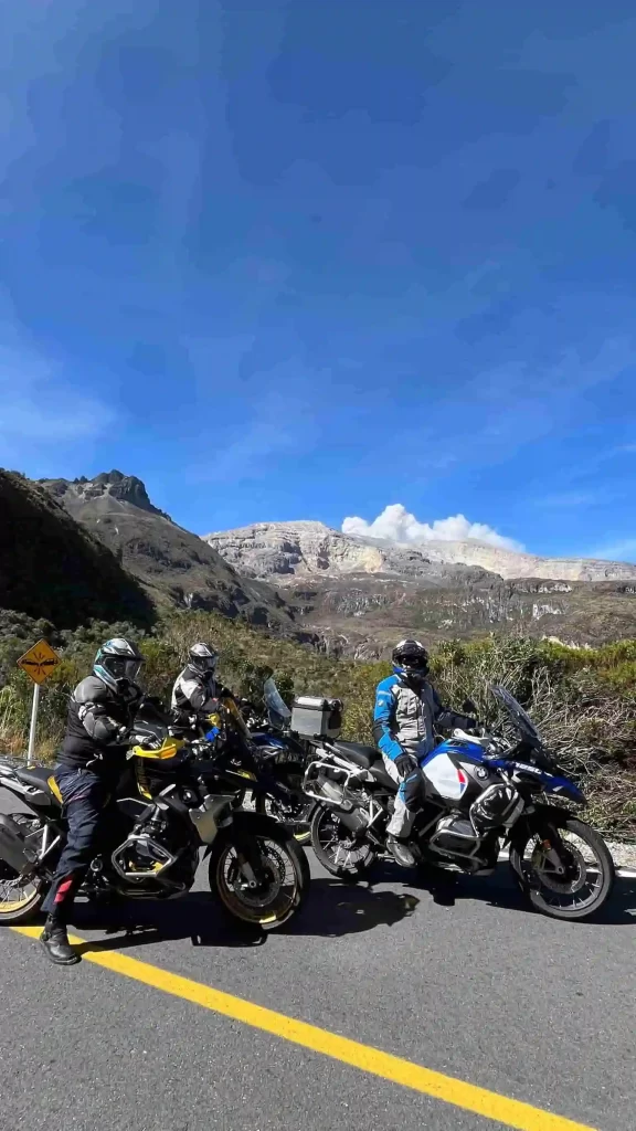 Die Anden in Kolumbien mit dem Motorrad fahren