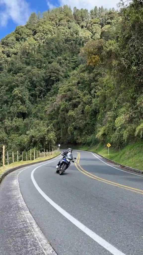 Motorradfahren in Kolumbien