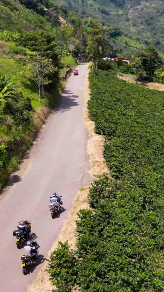 Motorradreisen durch die kolumbianische Kaffeeregion